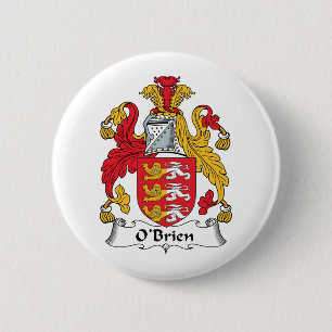 O'Brien Family Crest 6 Cm Round Badge
