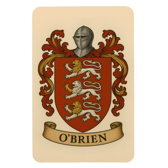 O'Brien Family Crest Magnet (Vertical)