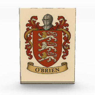 O'Brien Family Crest Photo Block