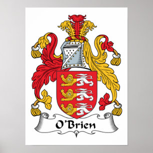 O'Brien Family Crest Poster