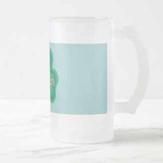 O'Brien Family Frosted Glass Beer Mug