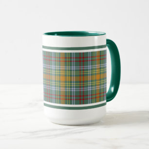 O'Brien Tartan Pattern Colourful Irish Plaid Mug