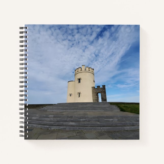 O'Brien's Tower Ireland Spiral Notebook (Front)