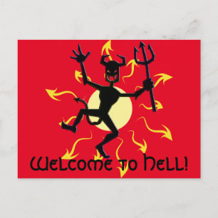 Obscure Indication Magickal Fire Devil Products Postcard