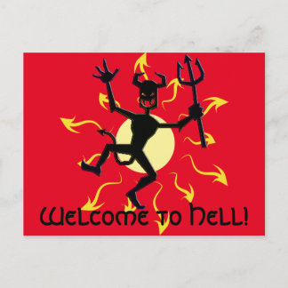Obscure Indication Magickal Fire Devil Products Postcard