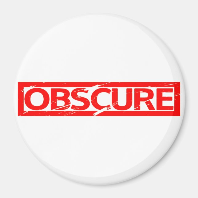 Obscure Stamp Magnet (Front)