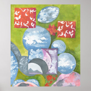 Observance Folk Art by AnyaC Poster