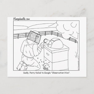 Observation Hive - Greeting Card