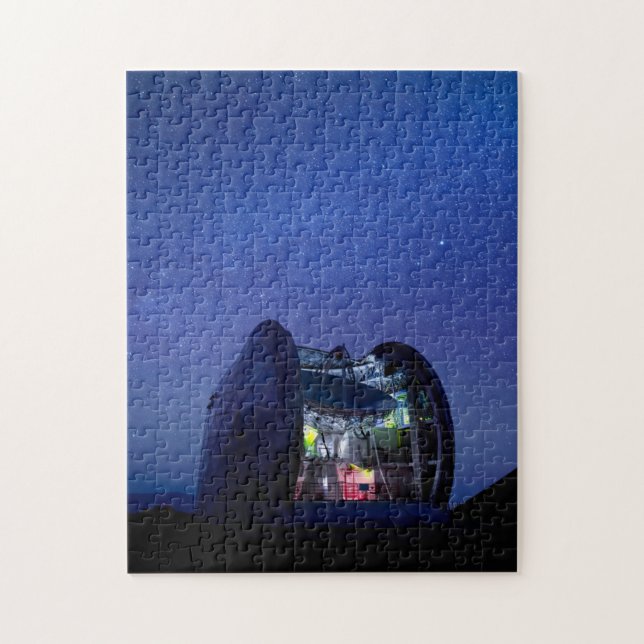 Observatory Cal Tech Submilimeter | Hawaii Jigsaw Puzzle (Vertical)