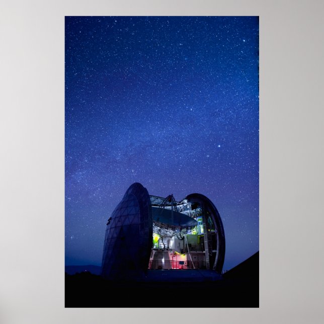 Observatory Cal Tech Submilimeter | Hawaii Poster (Front)