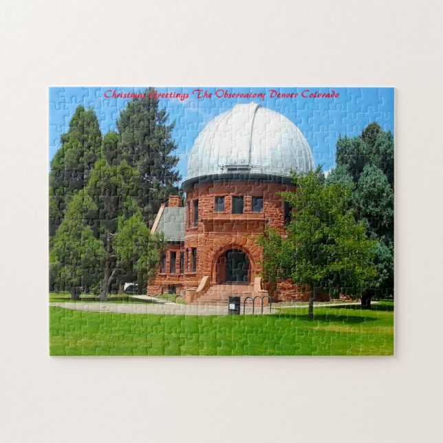 Observatory Denver Colorado. Christmas Greetings Jigsaw Puzzle (Horizontal)