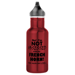 Obsessed French Horn 532 Ml Water Bottle