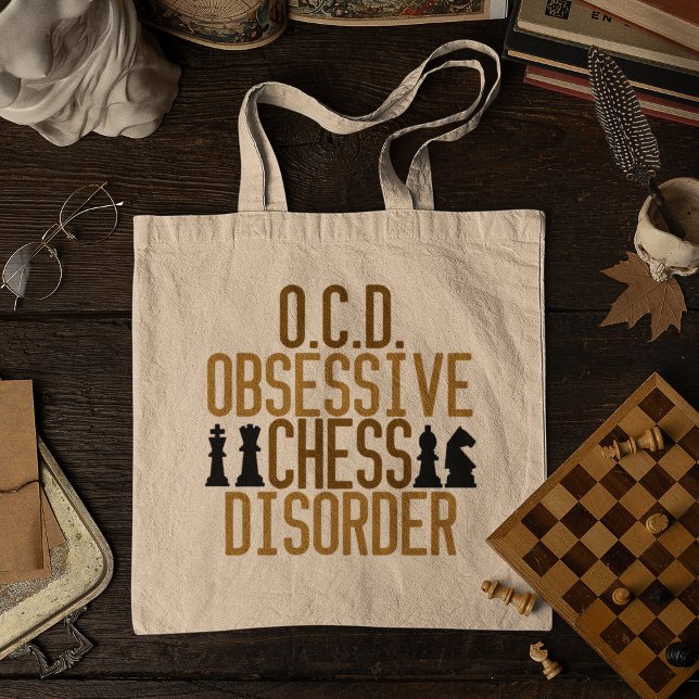 Obsessed with Chess Tote Bag (Creator Uploaded)