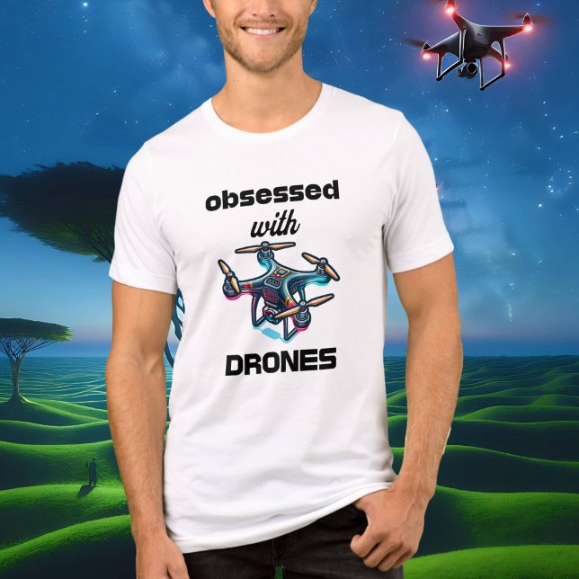 Obsessed with Drones Tri-Blend Shirt (Creator Uploaded)
