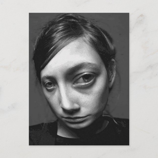 Obsession figurative postcard (Front)