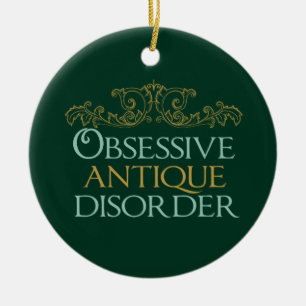 Obsessive Antique Disorder Ceramic Tree Decoration