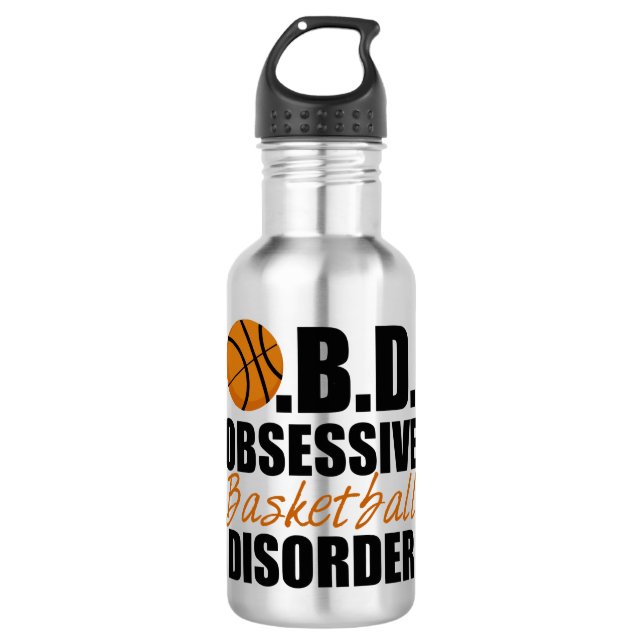 Obsessive Basketball Disorder 532 Ml Water Bottle (Front)