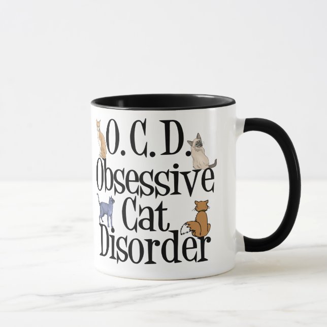 Obsessive Cat Disorder Mug (Right)
