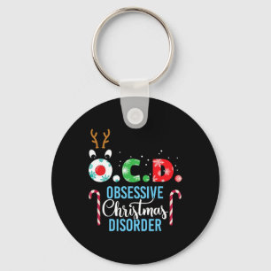 Obsessive Christmas Disorder! Reindeer Antlers Gif Key Ring