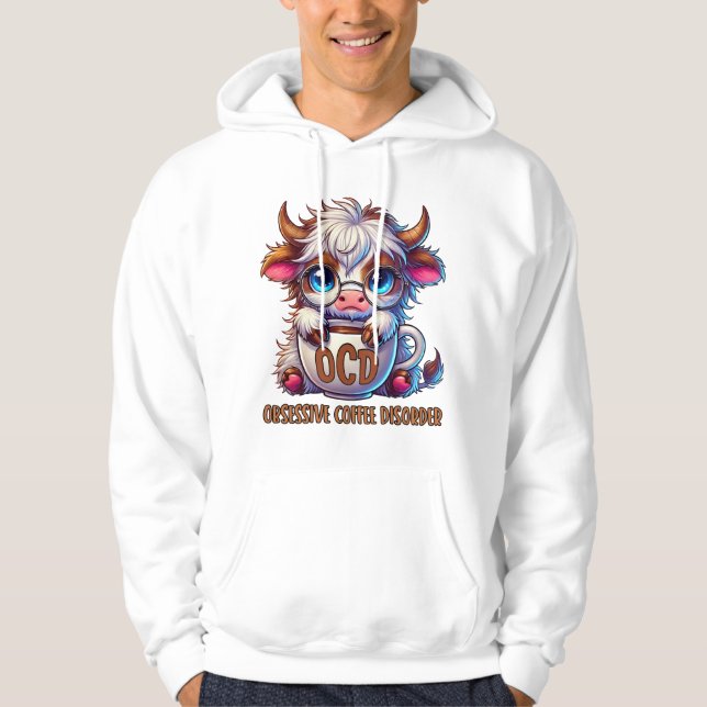 Obsessive Coffee Disorder  Hoodie (Front)