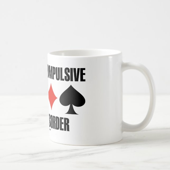 Obsessive Compulsive Bridge Disorder (OCBD) Coffee Mug (Right)