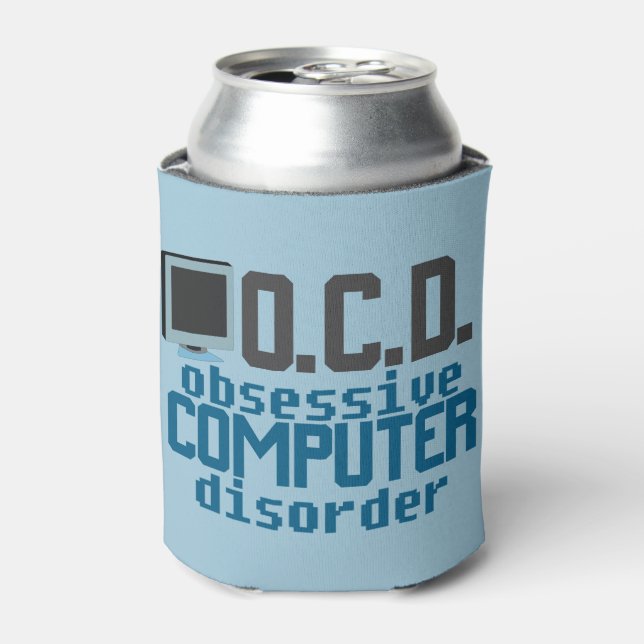 Obsessive Computer Disorder Can Cooler (Can Front)