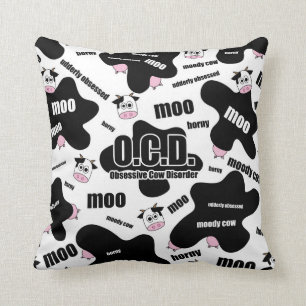 Obsessive Cow Disorder Cushion