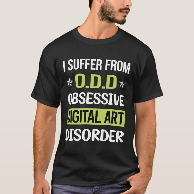 Obsessive Love Digital Art Arts T-Shirt (Front)