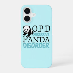 Obsessive Panda Disorder iPhone 16 Case