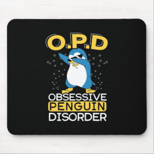 Obsessive Penguin Disorder Mouse Mat