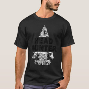 Obsidian Arrowhead Flint Collector Arrow Heads Hun T-Shirt