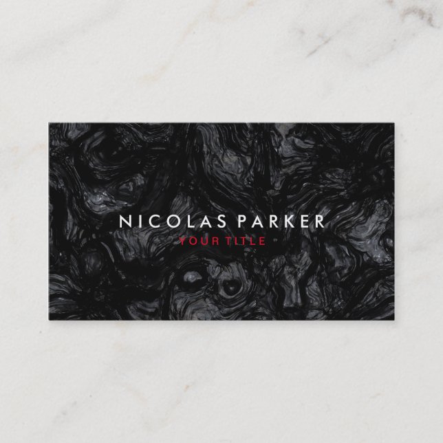 Obsidian Business Card (Front)