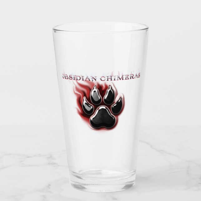 Obsidian Chimeras Paw Glass (Front)