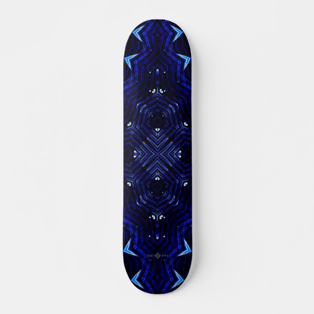 Obsidian Cross Skateboard (Front)