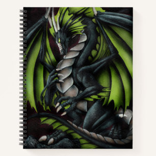 Obsidian Dragon Sketchbook Notebook