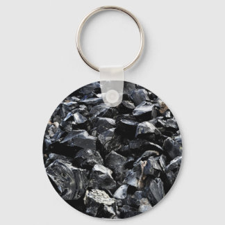 Obsidian Key Ring