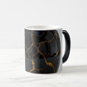 Obsidian Kintsugi Sphere Magic Mug
