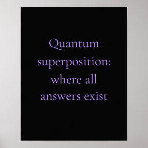 Obsidian Purple Quantum Graphic Poster
