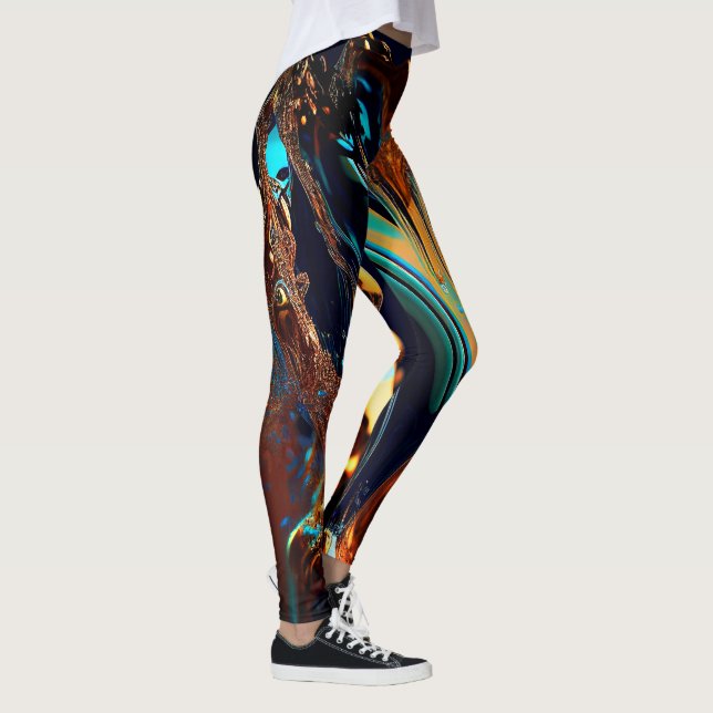 Obsidian Strong - Fantasy Leggings (Right)