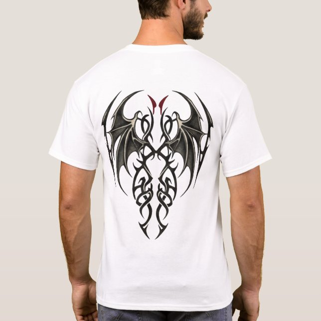 Obsidian Tribal Guardian T-Shirt (Back)