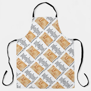 Obstacles Cannot Crush Me Fixed To A Star da Vinci Apron