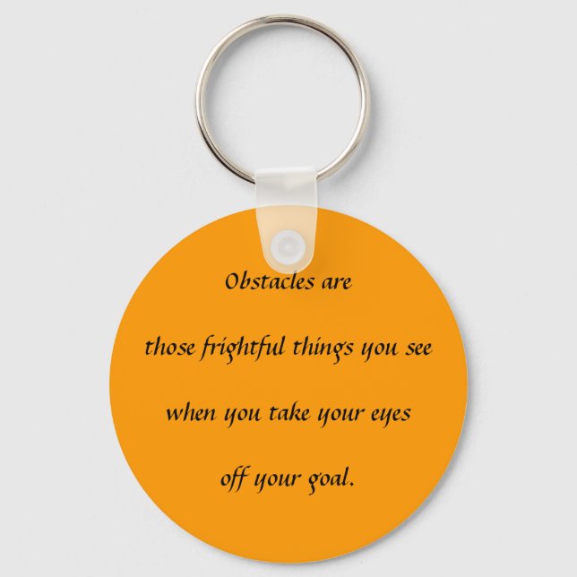 Obstacles Key Ring (Front)