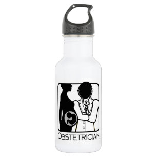 OBSTETRICIAN LOGO - WOMAN'S PERI AND POST NATAL DR 532 ML WATER BOTTLE