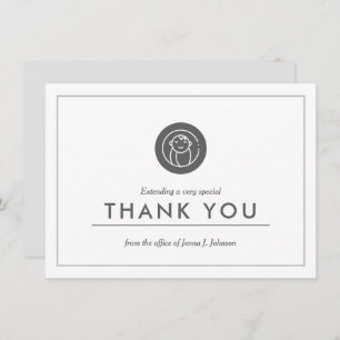 Obstetrician Themed   Minimalist Flat Thank You