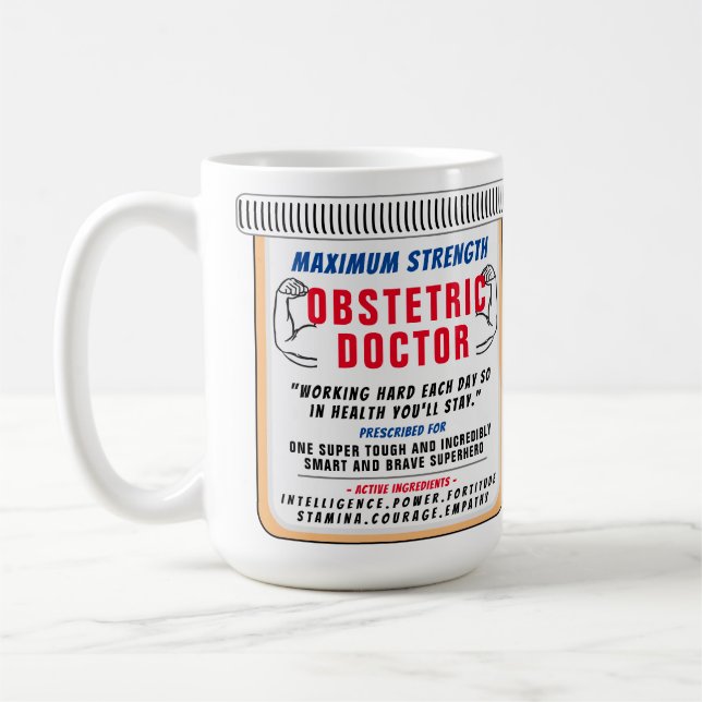 Obstetrics Gift Coffee Mug (Left)