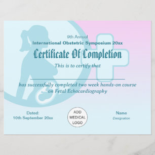 Obstetrics & Gynaecology Conference Certificate