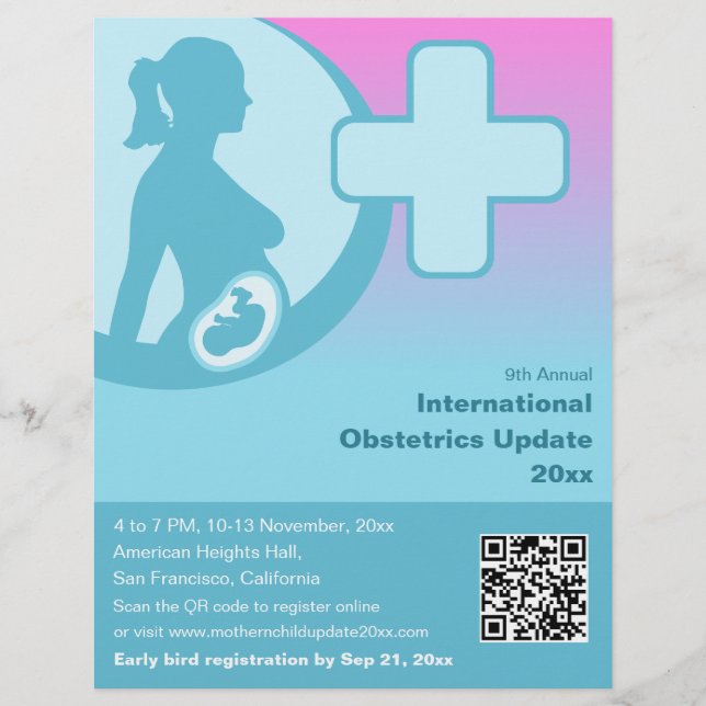 Obstetrics & Gynaecology Medical Conference  Flyer (Front)