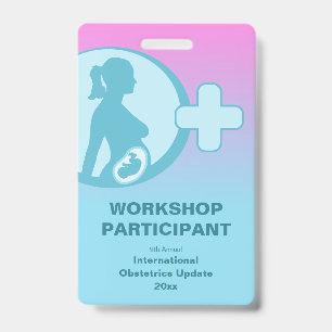 Obstetrics & Gynaecology Medical Conference ID Badge
