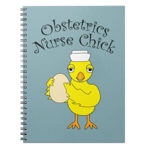 Obstetrics Nurse Chick Notebook
