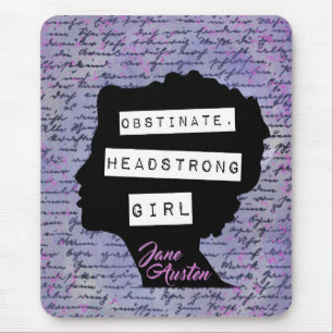 Obstinate Headstrong Girl Pride & Prejudice Mouse Mat